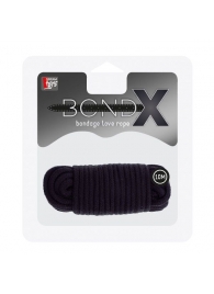 Черная веревка для связывания BONDX LOVE ROPE - 10 м. - Dream Toys - купить с доставкой в Томске