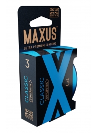 Классические презервативы в железном кейсе MAXUS Classic - 3 шт. - Maxus - купить с доставкой в Томске