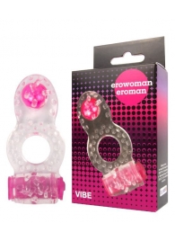 Прозрачное эрекционное кольцо Erowoman-Eroman - Erowoman-Eroman - в Томске купить с доставкой