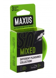 Презервативы в железном кейсе MAXUS Mixed - 3 шт. - Maxus - купить с доставкой в Томске