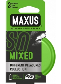 Презервативы в железном кейсе MAXUS Mixed - 3 шт. - Maxus - купить с доставкой в Томске