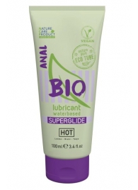 Интимный увлажняющий анальный гель BIO SuperGlide - 100 мл. - HOT - купить с доставкой в Томске