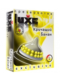 Презерватив LUXE  Exclusive  Кричащий банан  - 1 шт. - Luxe - купить с доставкой в Томске