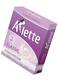 Классические презервативы Arlette Classic - 3 шт. - Arlette - купить с доставкой в Томске