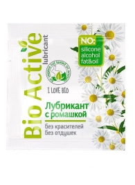 Пробник лубриканта на водной основе Bio Active - 3 гр. - Биоритм - купить с доставкой в Томске