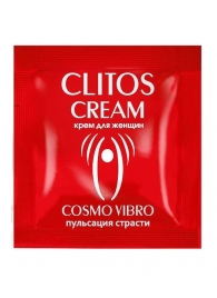 Пробник возбуждающего крема для женщин Clitos Cream - 1,5 гр. - Биоритм - купить с доставкой в Томске