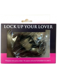 Черные меховые наручники Love с ключиками - Baile - купить с доставкой в Томске