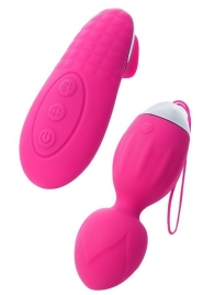 Розовые виброшарики TELLA с пультом-стимулятором - ToyFa в Томске Розовые виброшарики TELLA с пультом-стимулятором - ToyFa