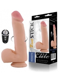 Перезаряжаемый ротатор с пультом ДУ - 18 см. - ToyFa купить в Томске с доставкой в Orgasmix.ru Перезаряжаемый ротатор с пультом ДУ - 18 см. - ToyFa