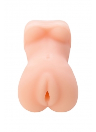 Телесный мастурбатор в виде женской фигурки - Toyfa Basic - в Томске купить с доставкой