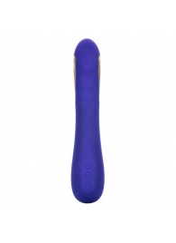 Фиолетовый вибратор с электростимуляцией Intimate E-Stimulator Petite Wand - 18,5 см. - California Exotic Novelties - купить с доставкой в Томске