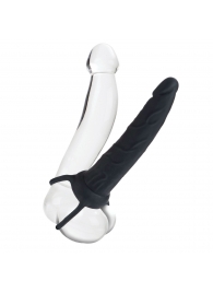 Насадка на пенис Silicone Love Rider Dual Penetrator для двойного проникновения - 14 см. - California Exotic Novelties - в Томске купить с доставкой