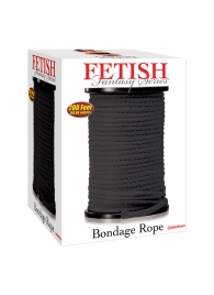 Черная веревка для связывания Bondage Rope - 60,9 м. - Pipedream - купить с доставкой в Томске