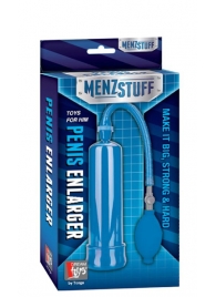 Синяя вакуумная помпа MENZSTUFF PENIS ENLARGER - Dream Toys - в Томске купить с доставкой