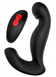 Черный вибромассажер простаты SWIRLING P-PLEASER - Dream Toys - в Томске купить с доставкой