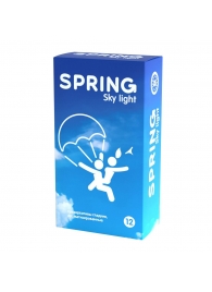 Ультратонкие презервативы SPRING SKY LIGHT - 12 шт. - SPRING - купить с доставкой в Томске