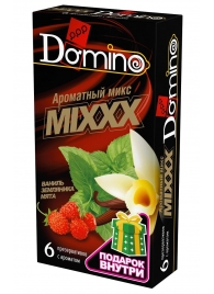 Ароматизированные презервативы DOMINO  Ароматный микс  - 6 шт. - Domino - купить с доставкой в Томске