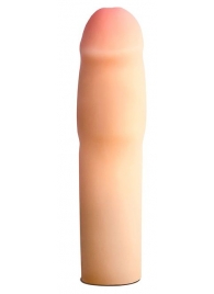 Телесная насадка-удлинитель на пенис PERFORMANCE 1.5INCH COCK XTENDER - 16 см. - Blush Novelties - в Томске купить с доставкой
