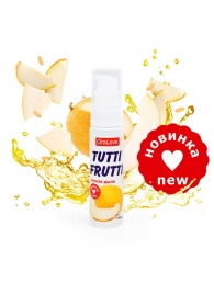 Гель-смазка Tutti-frutti со вкусом сочной дыни - 30 гр. - Биоритм - купить с доставкой в Томске
