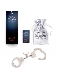 Металлические наручники Metal Handcuffs - Fifty Shades of Grey - купить с доставкой в Томске