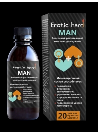 Мужской биогенный концентрат для усиления эрекции Erotic hard Man - 250 мл. - Erotic Hard - купить с доставкой в Томске