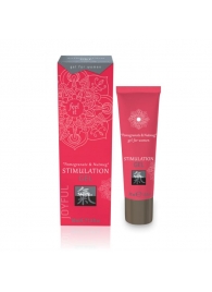 Возбуждающий интимный гель для двоих STIMULATION GEL Pomegranate   Nutmeg - 30 мл. - Shiatsu - купить с доставкой в Томске