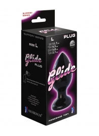 Черный анальный плаг Glide L - 11,7 см. - LOVETOY (А-Полимер) в Томске Черный анальный плаг Glide L - 11,7 см. - LOVETOY (А-Полимер)