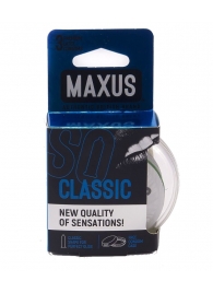 Классические презервативы в пластиковом кейсе MAXUS Classic - 3 шт. - Maxus - купить с доставкой в Томске