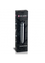 Рельефный фаллос для интенсивного электросекса Groovey George - 20 см. - MyStim - купить с доставкой в Томске