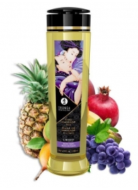 Массажное масло Libido Exotic Fruits с ароматом экзотических фруктов - 240 мл. - Shunga - купить с доставкой в Томске