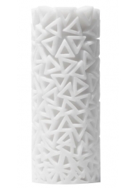 Белый 3D мастурбатор PILE - Tenga - в Томске купить с доставкой