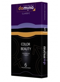 Разноцветные презервативы DOMINO Colour Beauty - 6 шт. - Domino - купить с доставкой в Томске