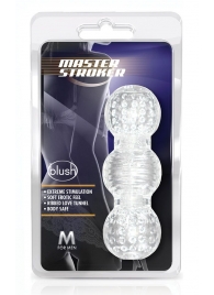 Прозрачный фигурный мастурбатор Master Stroker - Blush Novelties - в Томске купить с доставкой