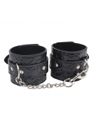 Черные наручники Be good Wrist Cuffs - Chisa - купить с доставкой в Томске