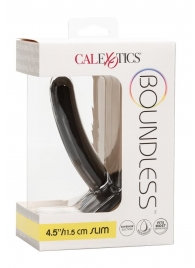 Черный анальный стимулятор Boundless 4.5” Slim Probe - 11,5 см. - California Exotic Novelties - купить с доставкой в Томске