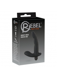 Черный вибромассажер простаты Naughty Finger Prostate Vibe - 13,8 см. - Orion - в Томске купить с доставкой