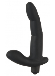 Черный вибромассажер простаты Naughty Finger Prostate Vibe - 13,8 см. - Orion - в Томске купить с доставкой