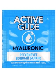 Лубрикант на водной основе Active Glide с гиалуроновой кислотой - 3 гр. - Биоритм - купить с доставкой в Томске