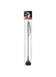 Черный стек с наконечником-сердечком - 54 см. - Notabu - купить с доставкой в Томске Черный стек с наконечником-сердечком - 54 см. - Notabu - купить с доставкой в Томске