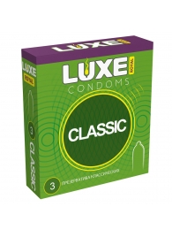 Гладкие презервативы LUXE Royal Classic - 3 шт. - Luxe - купить с доставкой в Томске