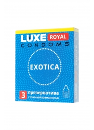 Текстурированные презервативы LUXE Royal Exotica - 3 шт. - Luxe - купить с доставкой в Томске