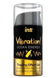 Жидкий интимный гель с эффектом вибрации Vibration! Vodka Energy - 15 мл. - INTT - купить с доставкой в Томске