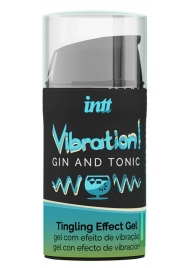 Жидкий интимный гель с эффектом вибрации Vibration! Gin   Tonic - 15 мл. - INTT - купить с доставкой в Томске