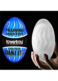 Мастурбатор-яйцо Giant Egg Climax Spirals Edition - Lovetoy - в Томске купить с доставкой