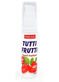 Гель-смазка Tutti-frutti со вкусом барбариса - 30 гр. - Биоритм - купить с доставкой в Томске