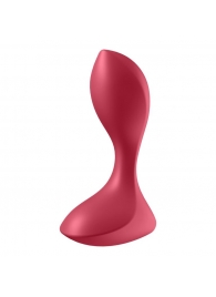 Красный вибромассажёр простаты Satisfyer Backdoor Lover - 14 см. - Satisfyer - в Томске купить с доставкой