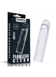 Прозрачная насадка-удлинитель Flawless Clear Penis Sleeve Add 1 - 15,5 см. - Lovetoy - в Томске купить с доставкой