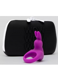 Фиолетовое эрекционное виброкольцо Happy Rabbit Cock Ring Kit - Happy Rabbit - в Томске купить с доставкой