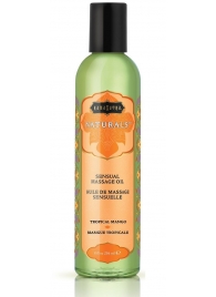 Массажное масло Naturals Tropical Mango с ароматом манго - 236 мл. - Kama Sutra - купить с доставкой в Томске