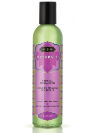 Массажное масло Naturals Island Passion Berry с ароматом тропических фруктов - 236 мл. - Kama Sutra - купить с доставкой в Томске